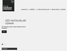 Tablet Screenshot of kadircankeskinbora.com